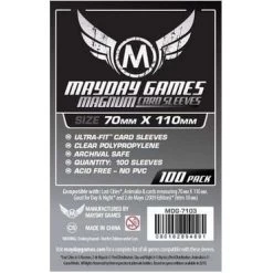 Sleeves Transparents 70 X 110MM 100P Mayday Games