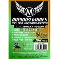Sleeves Transparents 88 X 125MM 100P Mayday Games