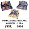 Disney Lorcana – Bundle Display Chapitre 1-3 Et 4 -Jeux Société Magasin Bundle Display Lorcana Chapitre 1 3 et 4