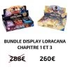 Disney Lorcana – Bundle Display Chapitre 1 ET 3 -Jeux Société Magasin Bundle Display Lorcana Chapitre 1 et 3