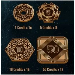 Excavation Earth – Deluxe Alien Metal Coins -Jeux Société Magasin Excavation Earth Deluxe Alien Coins