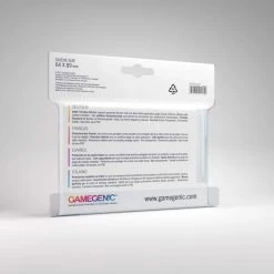 Inner Sleeves Refermables 64 X 89MM 100P -Jeux Société Magasin Inner Sleeves Refermables 64 x 89MM 100P 1