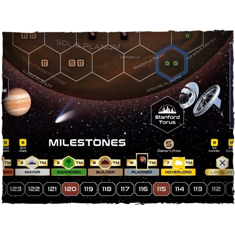 Playmat – Terraforming Mars Tharsis (Version Française) 6 Playmat – Terraforming Mars Tharsis (Version Française) – Image 4