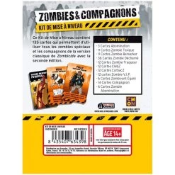 Zombicide – Zombies & Compagnons (Kit De Mise à Niveau) -Jeux Société Magasin Zombicide Zombies Compagnons 1