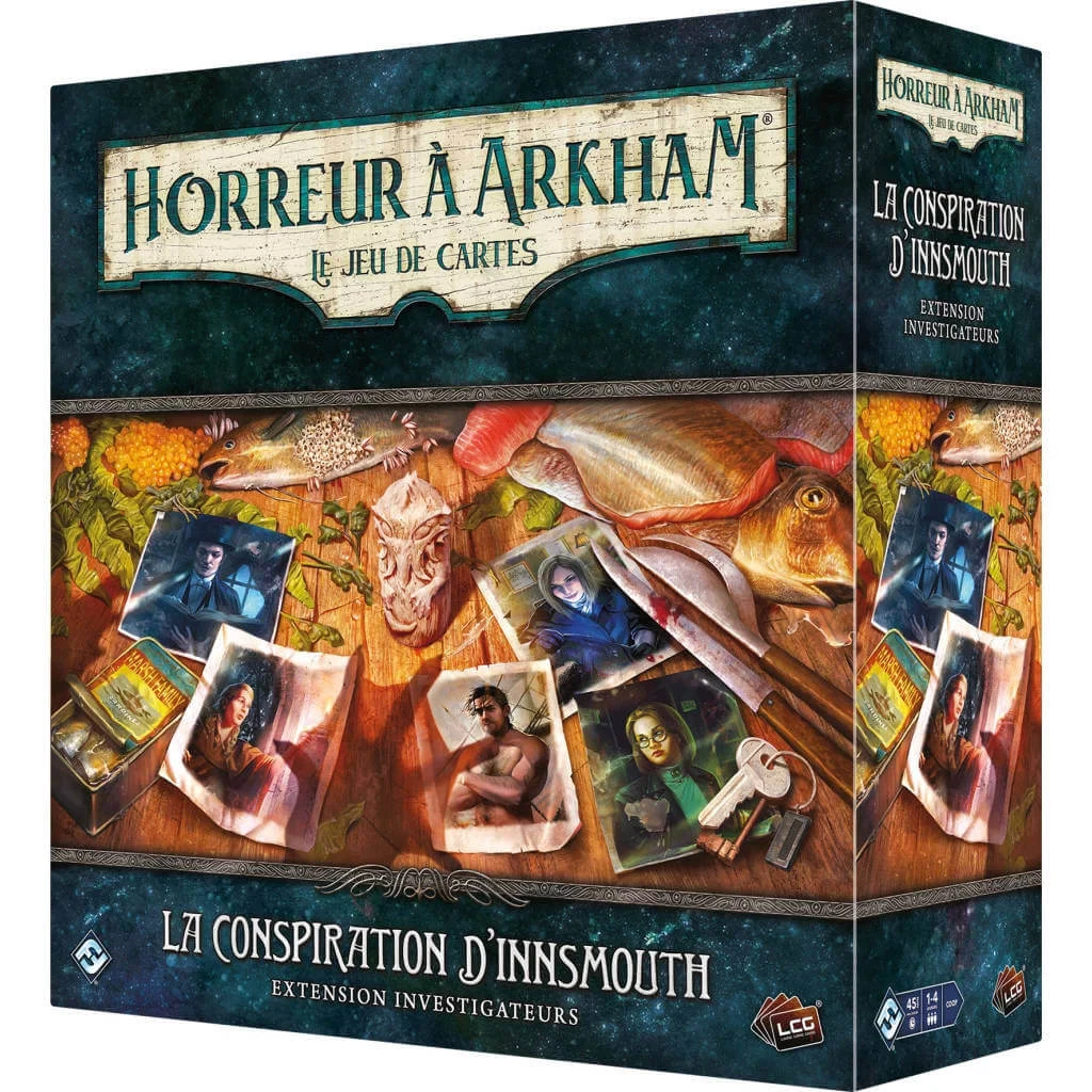 Horreur à Arkham JCE – La Conspiration D’Innsmouth (Investigateurs) 3 Horreur à Arkham JCE – La Conspiration D’Innsmouth (Investigateurs)