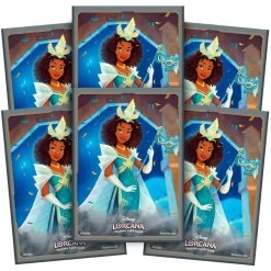 Sleeves Lorcana – Tiana -Jeux Société Magasin lorcana sleeves tiana 1