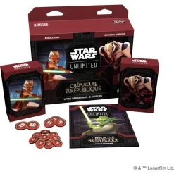 Star Wars Unlimited – Crépuscule De La République Kit De Démarrage 2 Joueurs