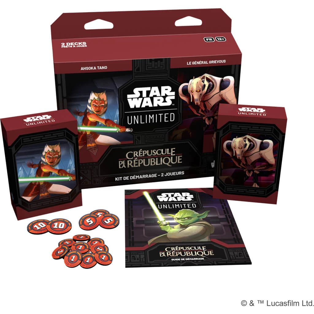 Star Wars Unlimited – Crépuscule De La République Kit De Démarrage 2 Joueurs 3 Star Wars Unlimited – Crépuscule De La République Kit De Démarrage 2 Joueurs
